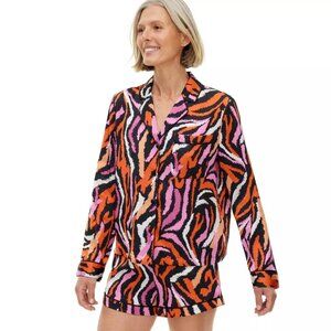 Diane von Furstenberg DVF for Target Zebra PJ Set Medium Top w Large Shorts NWT